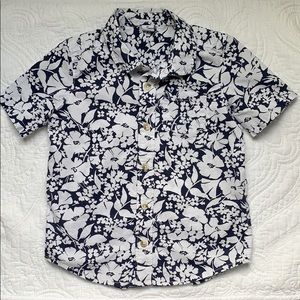 Boys Short Sleeve Button Up